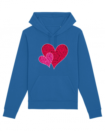 Valentine's Love Heart Mandala Royal Blue