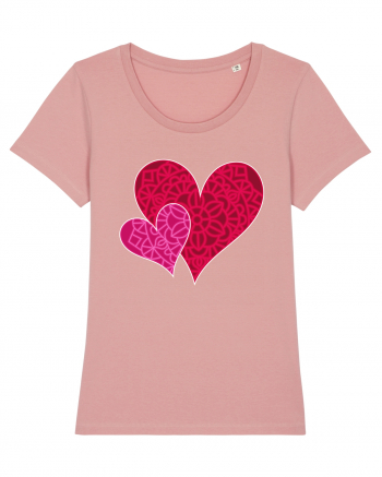 Valentine's Love Heart Mandala Canyon Pink