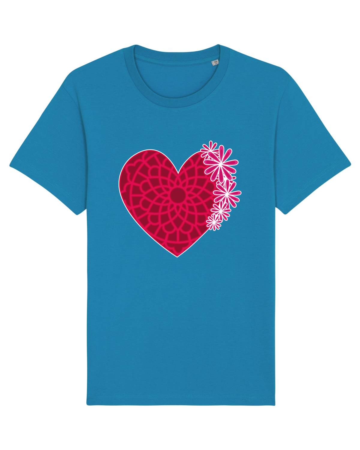 Tricou mânecă scurtă Unisex Rocker Azur