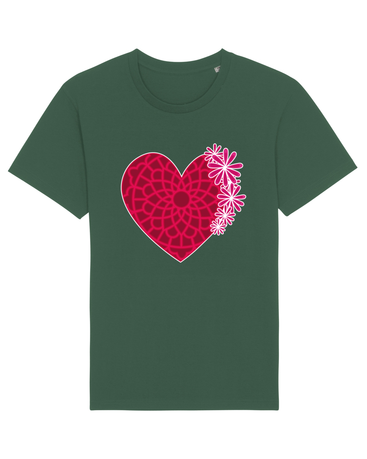 Tricou mânecă scurtă Unisex Rocker Bottle Green