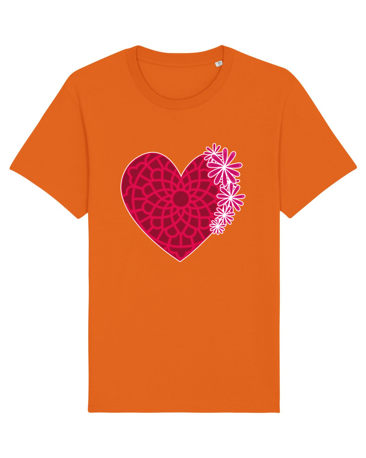 Tricou mânecă scurtă Unisex Rocker Bright Orange