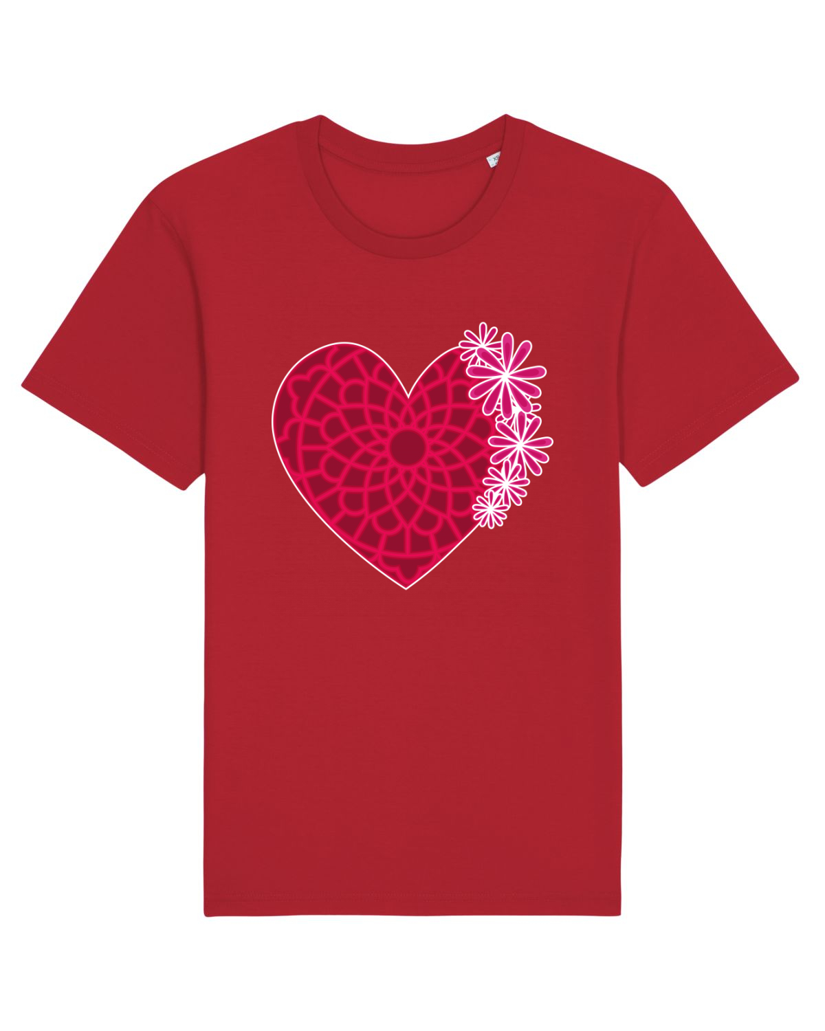 Tricou mânecă scurtă Unisex Rocker Red