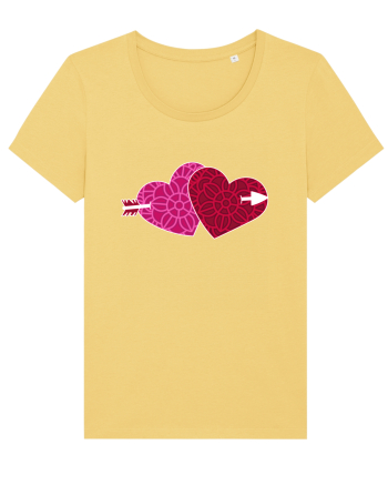 Valentine's Love Heart Double Arrow Jojoba