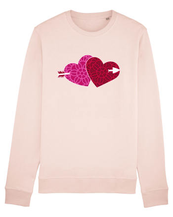 Valentine's Love Heart Double Arrow Candy Pink