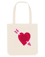 Valentine's Love Heart Arrow Sacoșă textilă