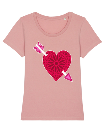Valentine's Love Heart Arrow Canyon Pink