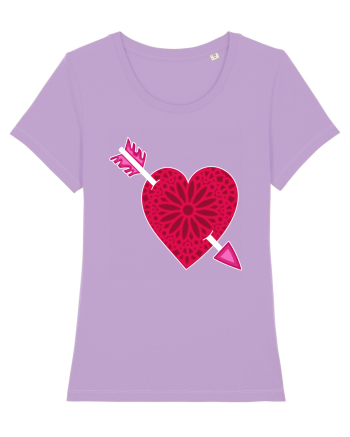 Valentine's Love Heart Arrow Lavender Dawn
