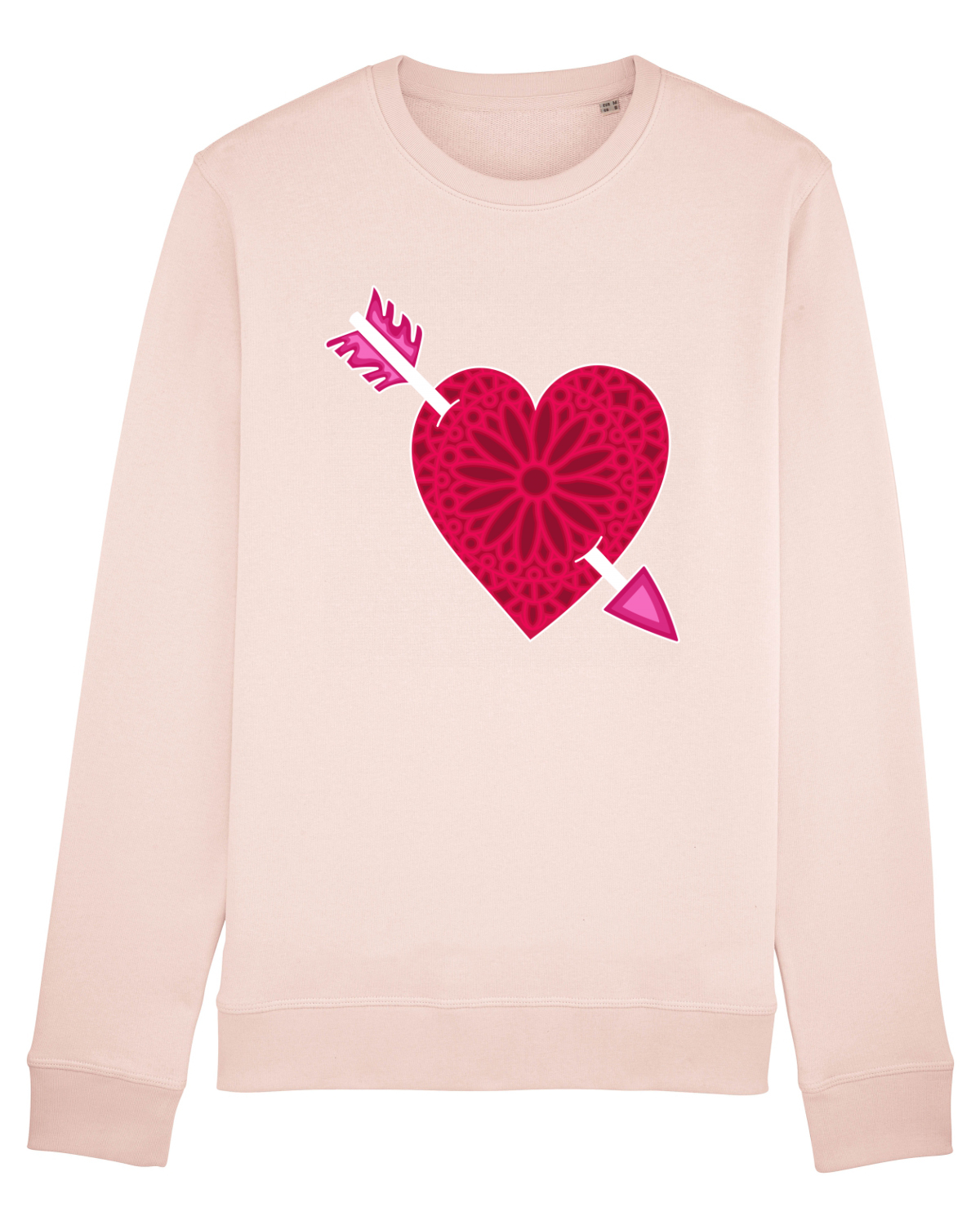Bluză mânecă lungă Unisex Rise Candy Pink