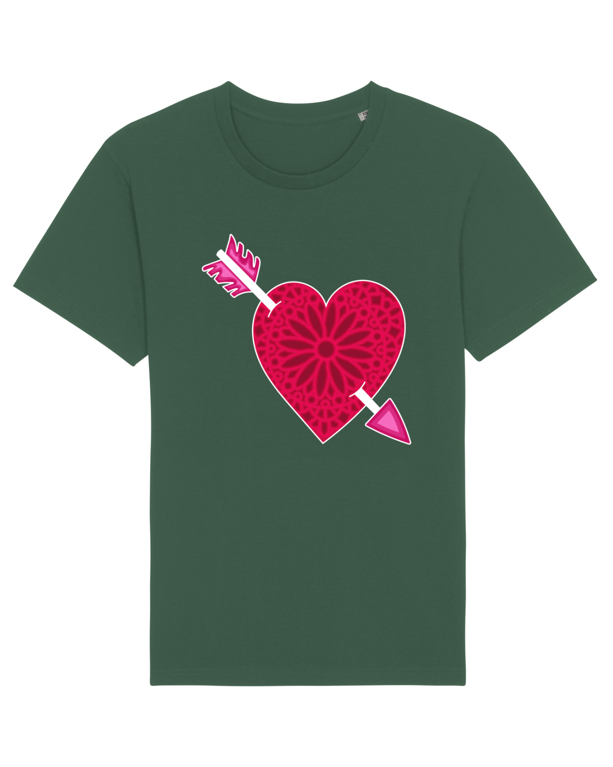 Tricou mânecă scurtă Unisex Rocker Bottle Green