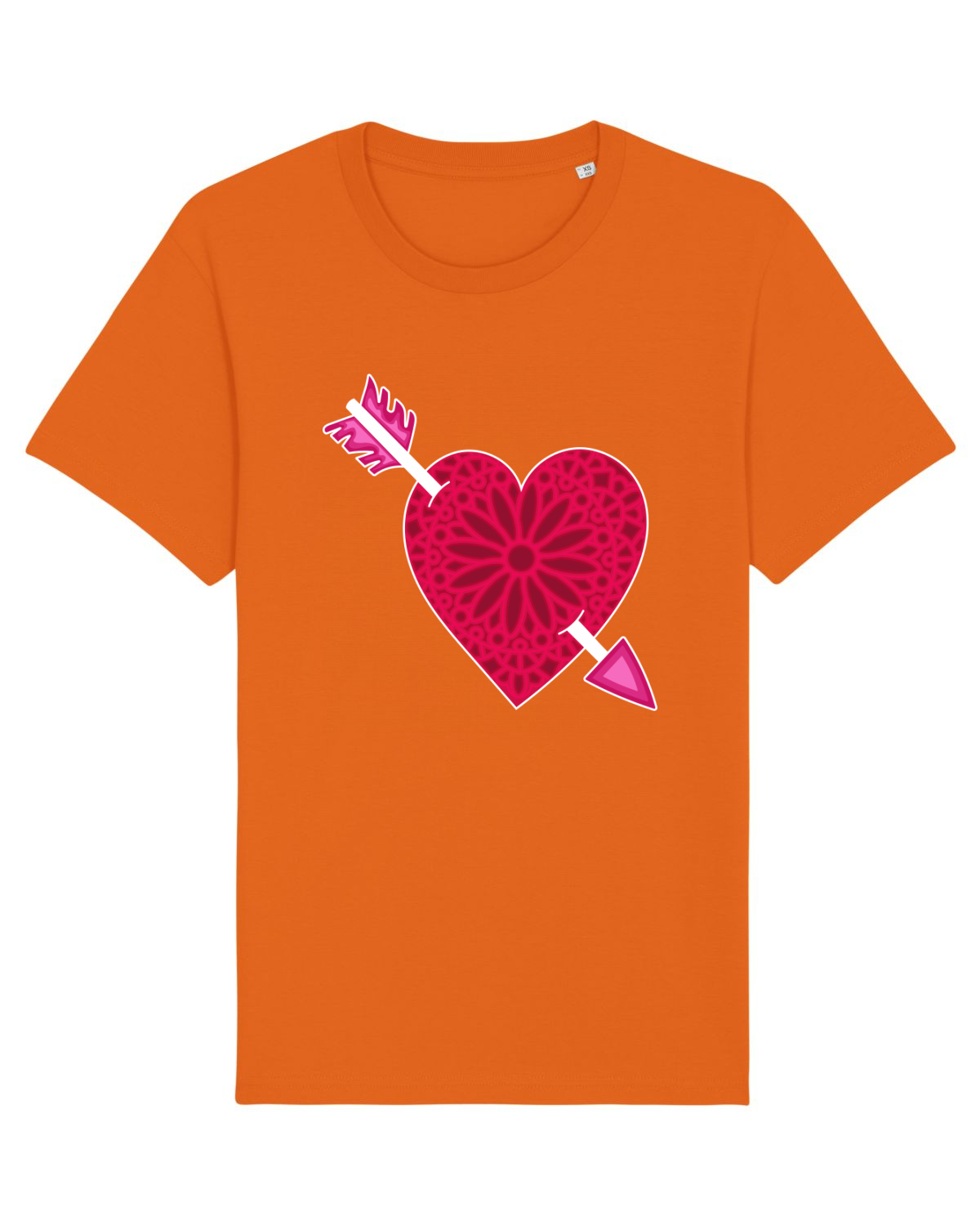 Tricou mânecă scurtă Unisex Rocker Bright Orange