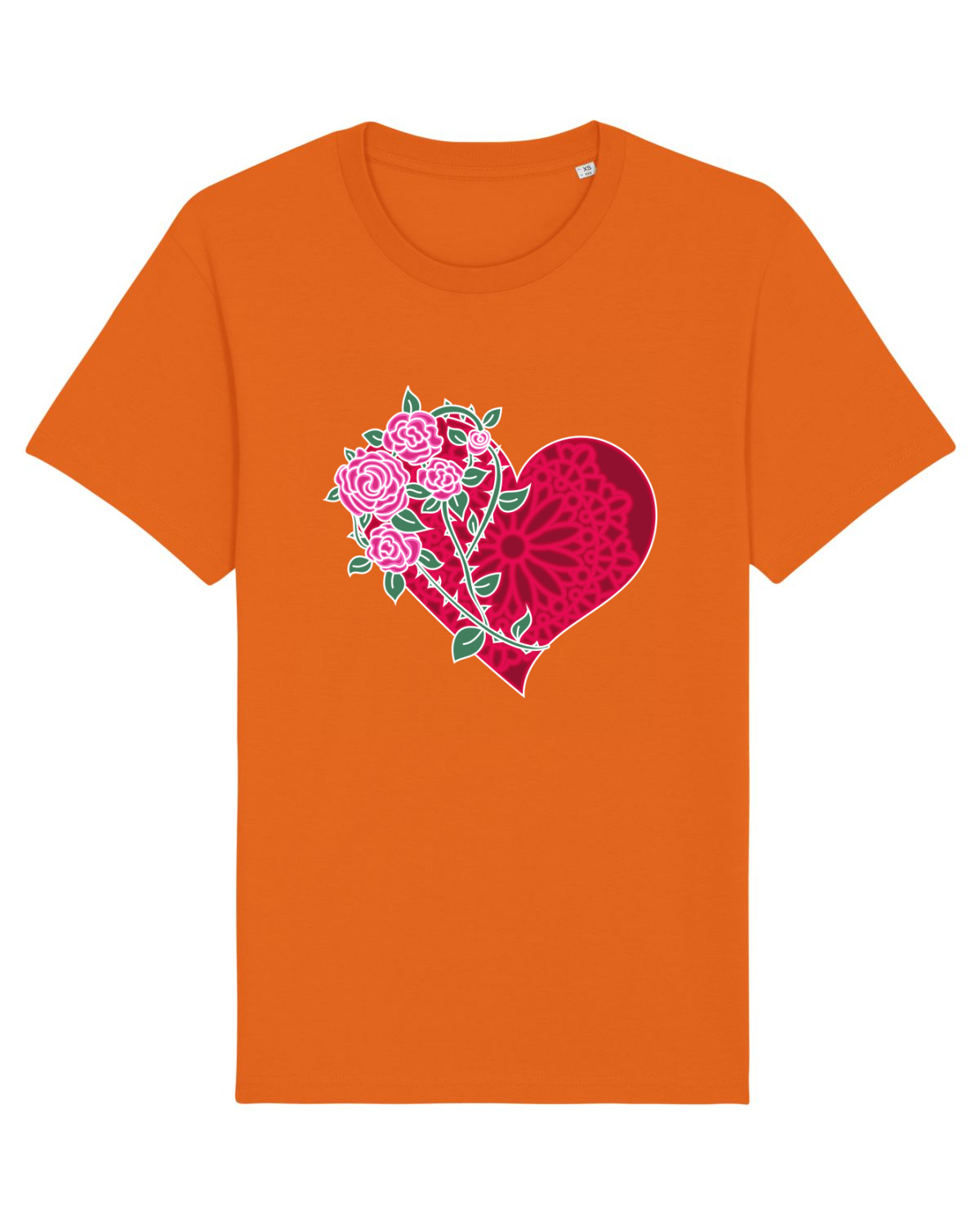 Tricou mânecă scurtă Unisex Rocker Bright Orange