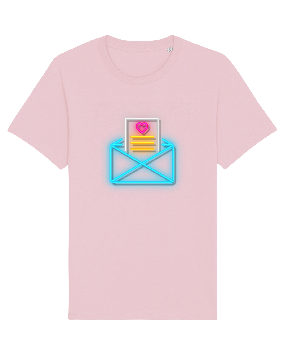 Tricou mânecă scurtă Unisex Rocker Cotton Pink