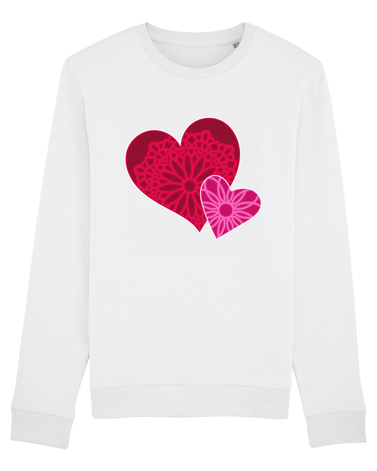 Bluză mânecă lungă Unisex Rise White
