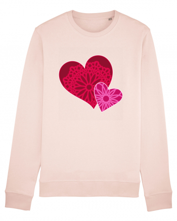 Valentine's Love Heart Mandala Candy Pink