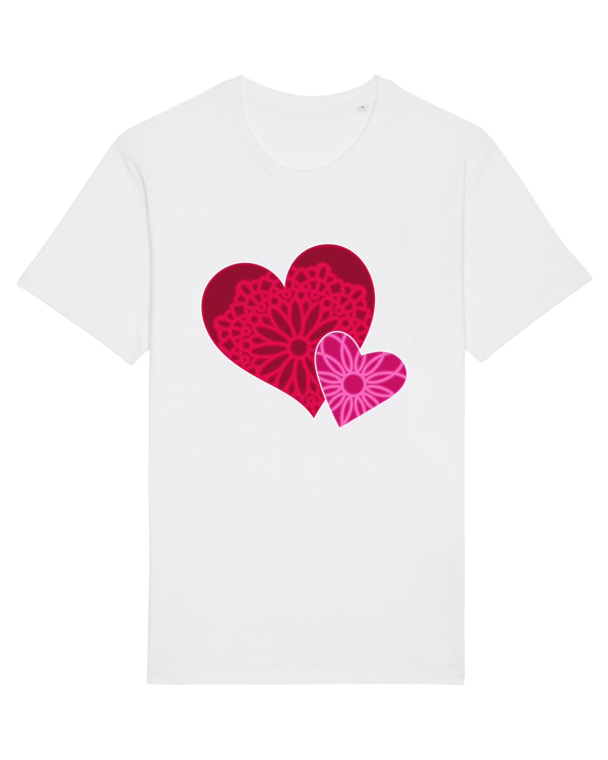 Tricou mânecă scurtă Unisex Rocker White