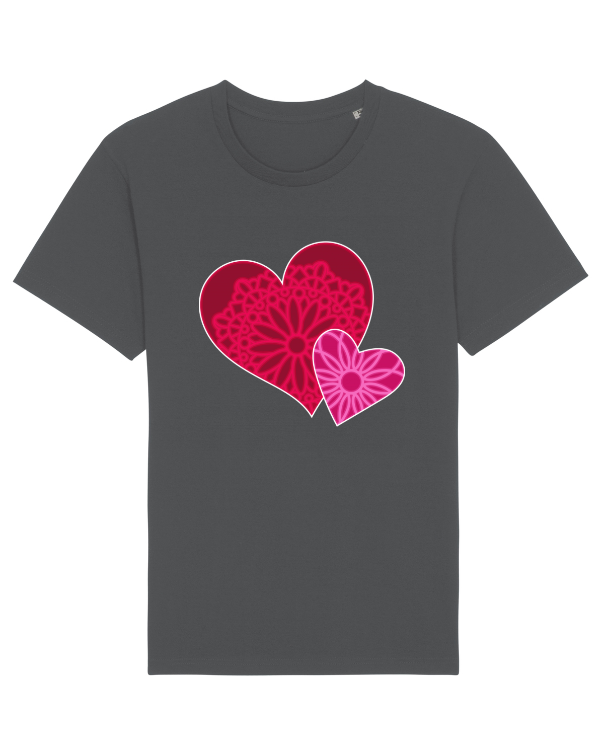 Tricou mânecă scurtă Unisex Rocker Anthracite