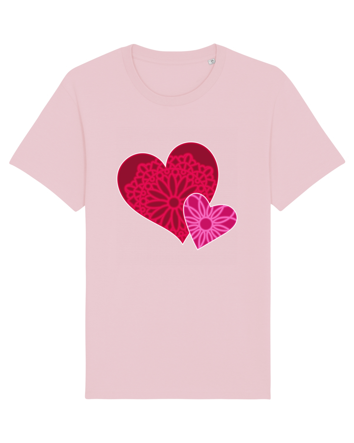 Tricou mânecă scurtă Unisex Rocker Cotton Pink