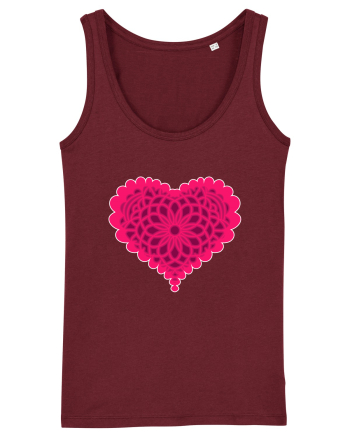 Valentine's Love Heart Bubble Burgundy