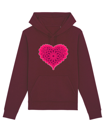 Valentine's Love Heart Bubble Burgundy