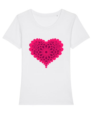 Valentine's Love Heart Bubble White
