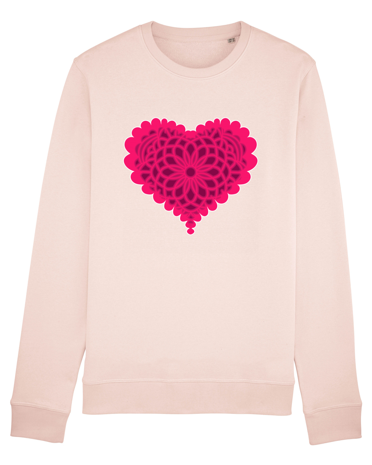 Bluză mânecă lungă Unisex Rise Candy Pink
