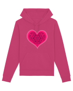 Valentine's Love Heart Mandala Hanorac Unisex Drummer