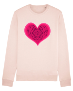 Valentine's Love Heart Mandala Bluză mânecă lungă Unisex Rise