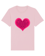 Valentine's Love Heart Mandala Tricou mânecă scurtă Unisex Rocker