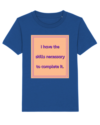 i have the skills necessary to complete it3 Majorelle Blue