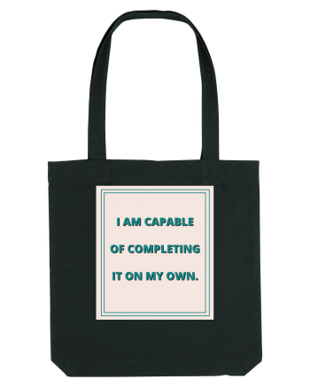 i am capable of completing it on my  own6 Black