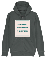 i am capable of completing it on my  own6 Hanorac cu fermoar Unisex Connector