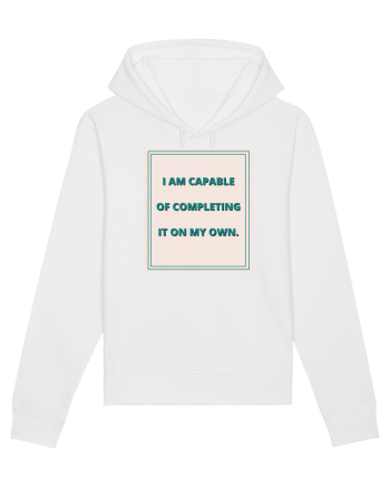 i am capable of completing it on my  own6 White