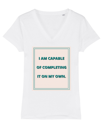 i am capable of completing it on my  own6 White