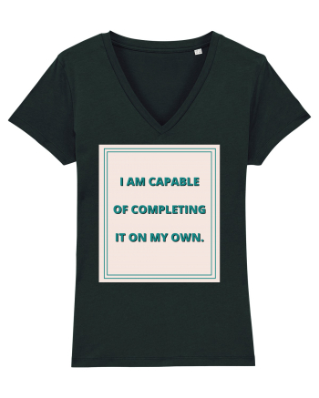 i am capable of completing it on my  own6 Black