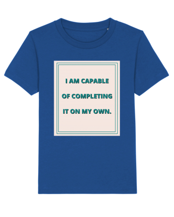i am capable of completing it on my  own6 Majorelle Blue