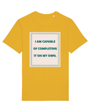 i am capable of completing it on my  own6 Spectra Yellow