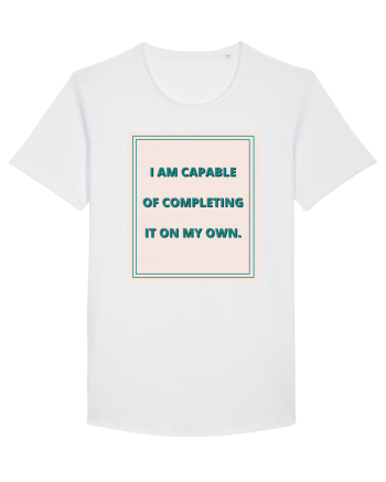 i am capable of completing it on my  own6 White