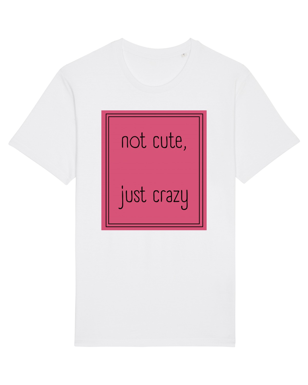 Tricou mânecă scurtă Unisex Rocker White