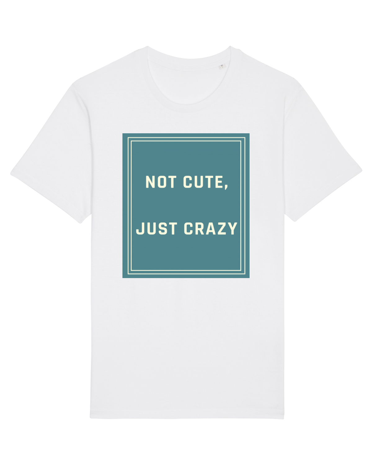 Tricou mânecă scurtă Unisex Rocker White