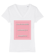 i have the skills necessary to complete it5 Tricou mânecă scurtă guler V Damă Evoker