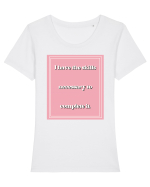 i have the skills necessary to complete it5 Tricou mânecă scurtă guler larg fitted Damă Expresser