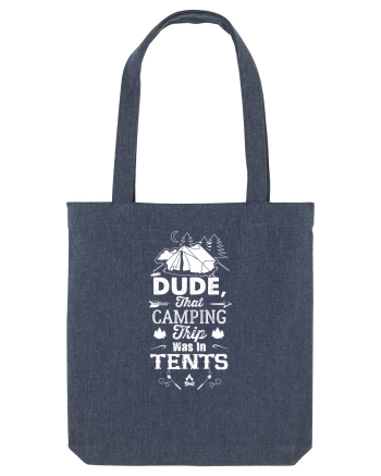 Camping in tents Midnight Blue