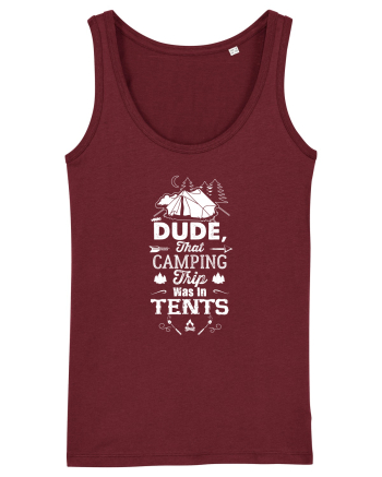 Camping in tents Burgundy