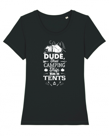 Camping in tents Black