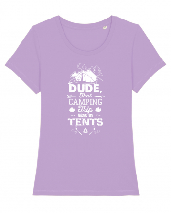 Camping in tents Lavender Dawn
