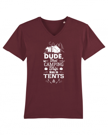 Camping in tents Burgundy