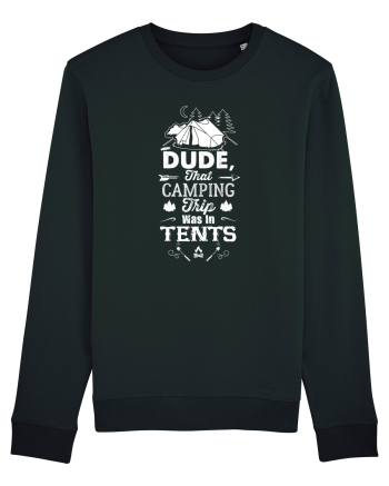 Camping in tents Black