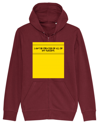 i am the creator of all my success3 Burgundy