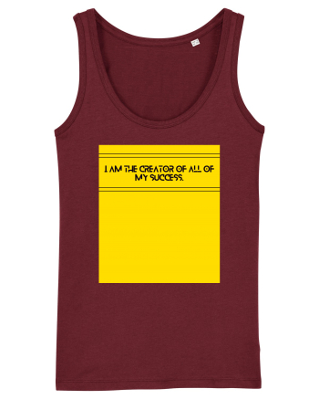 i am the creator of all my success3 Burgundy