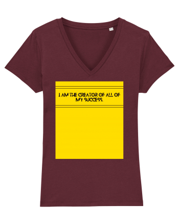 i am the creator of all my success3 Burgundy
